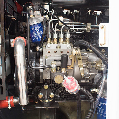 14kVA / 11.2kW Three Phase Silent Diesel Generator - DHY14KSE - Image 9