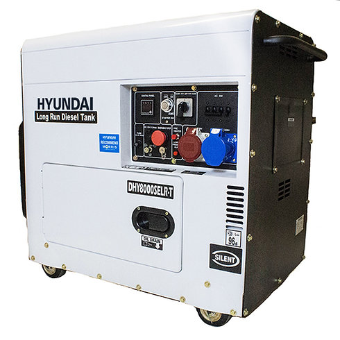 7.5kVA / 6kW Multi Phase Silent Diesel Generator - DHY8000SELR-T